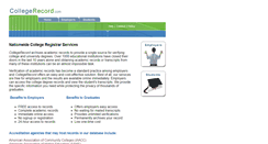 Desktop Screenshot of collegerecord.com