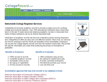Tablet Screenshot of collegerecord.com